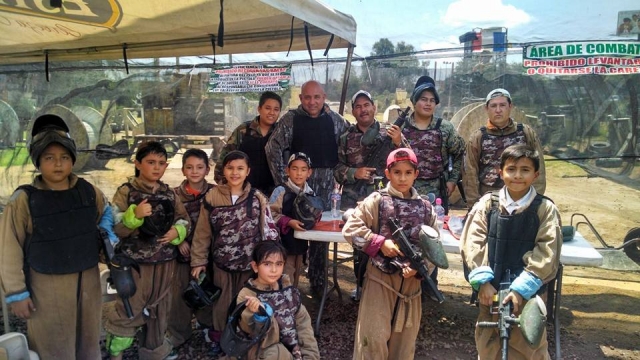 paintball con peques